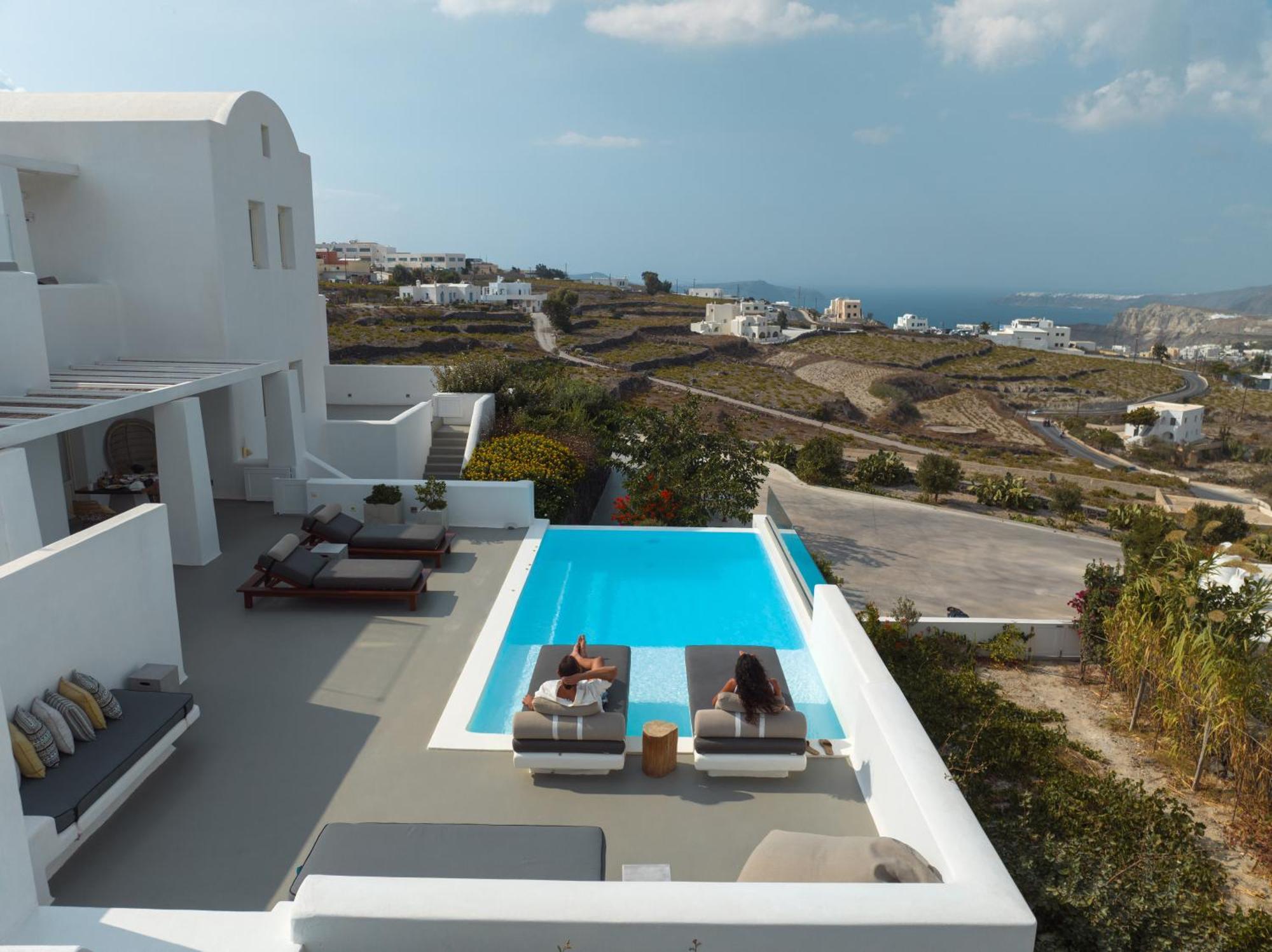 White & Co Santorini Villa Pýrgos Екстериор снимка